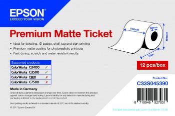 Obrázek pro kategorii Premium Matte Ticket Roll