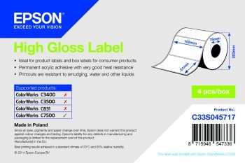 Obrázek pro kategorii High Gloss Paper Labels